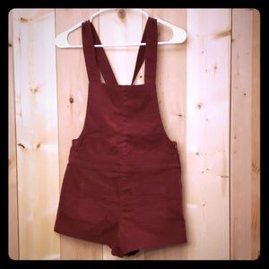 Maroon Overalls